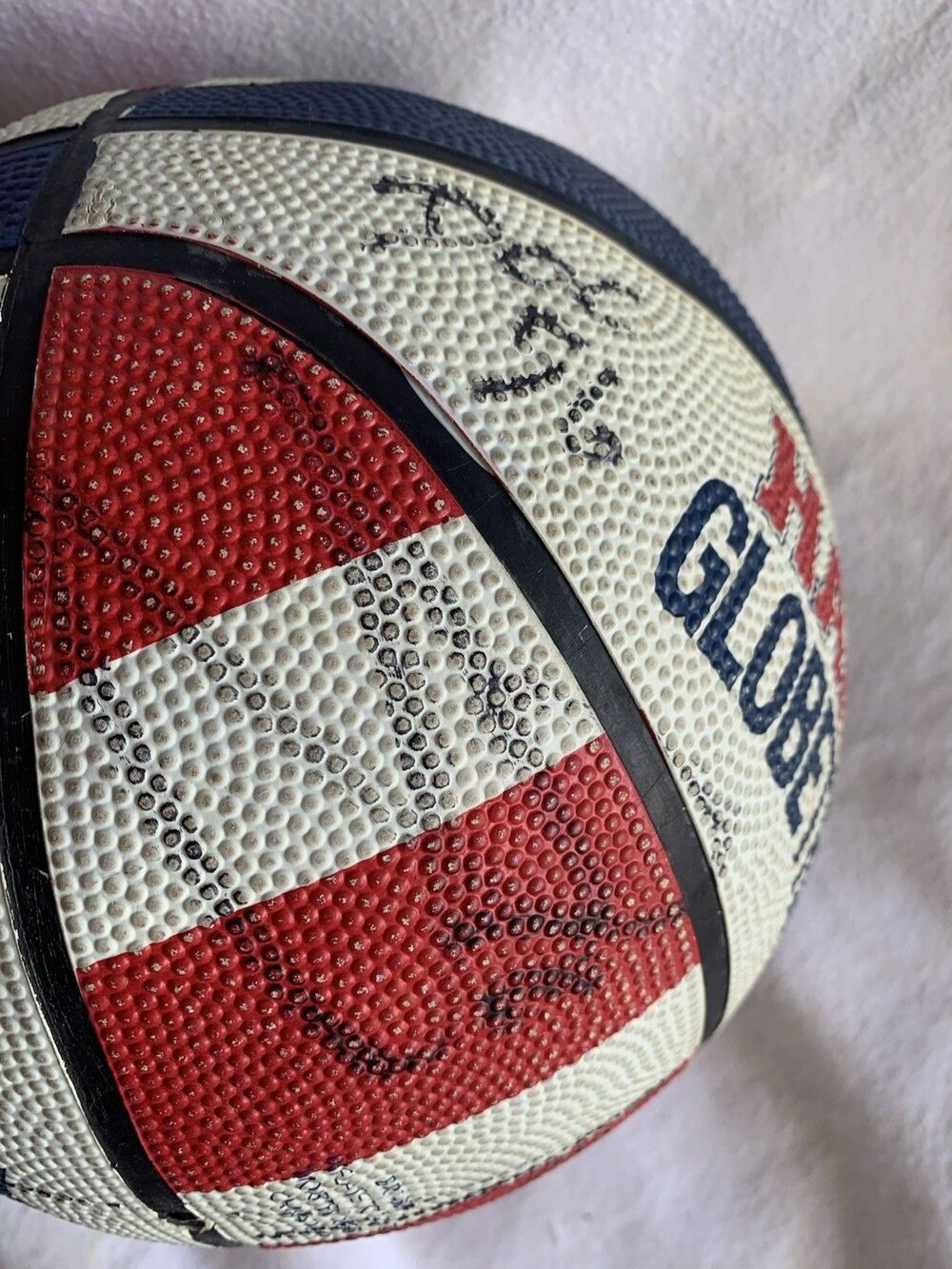 Signed Autographed Baden NBA Basketball Harlem Globetrotters Vtg Ball - Picture 7 of 10